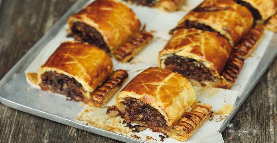 Grouse sausage rolls