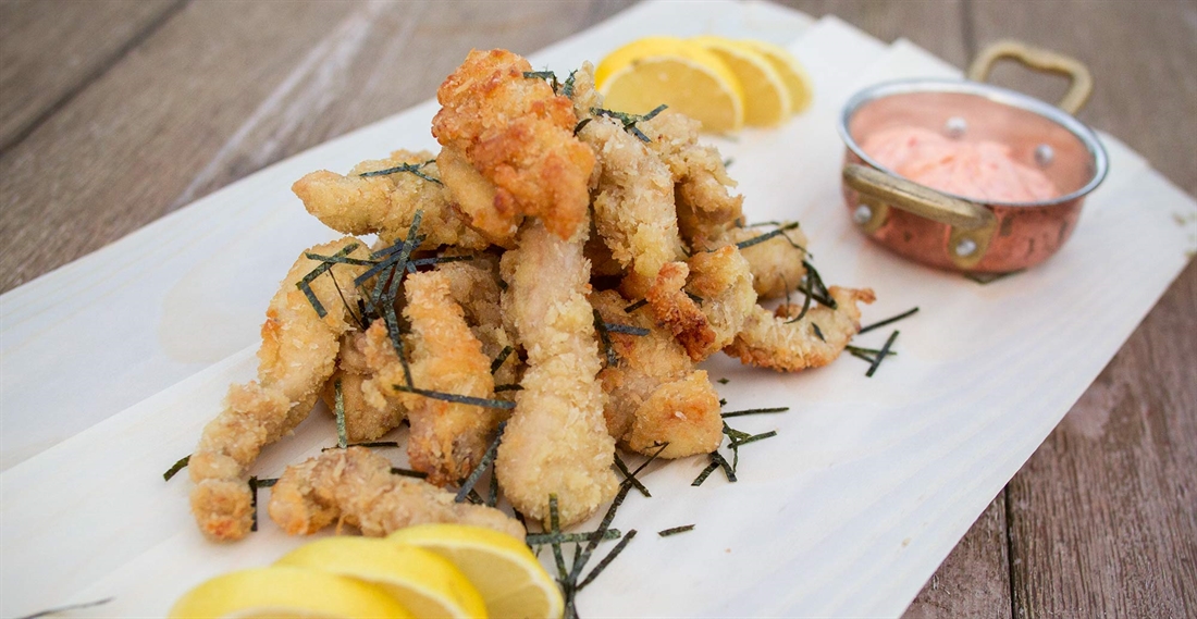 Crispy fried pheasant with chilli