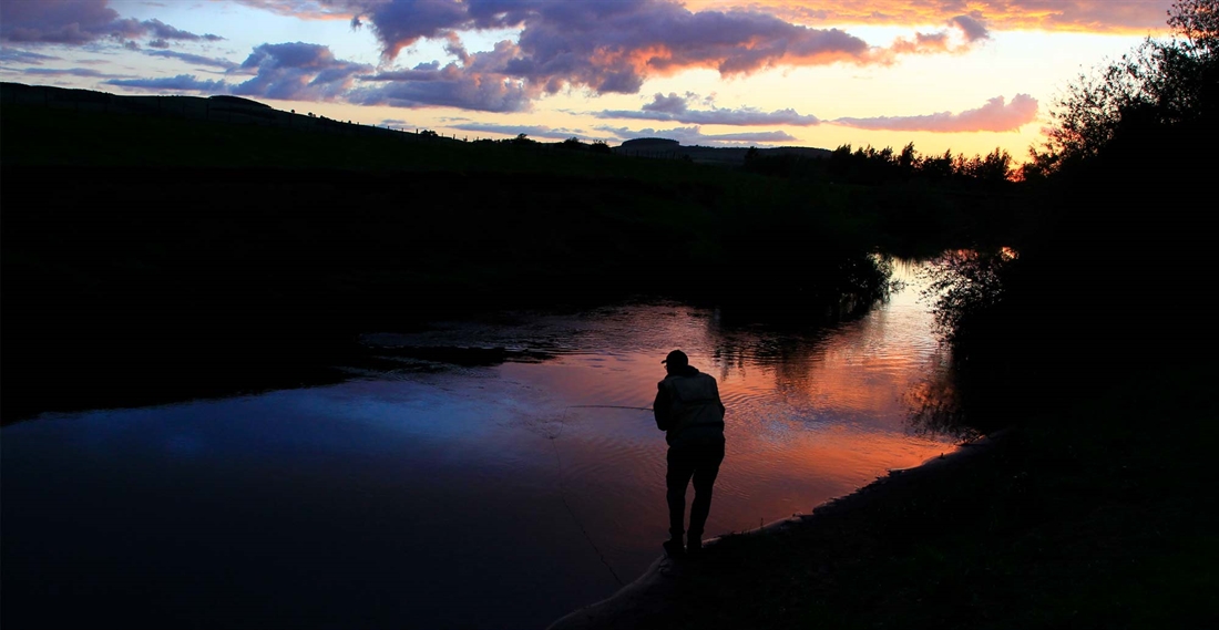 Fishing in low water