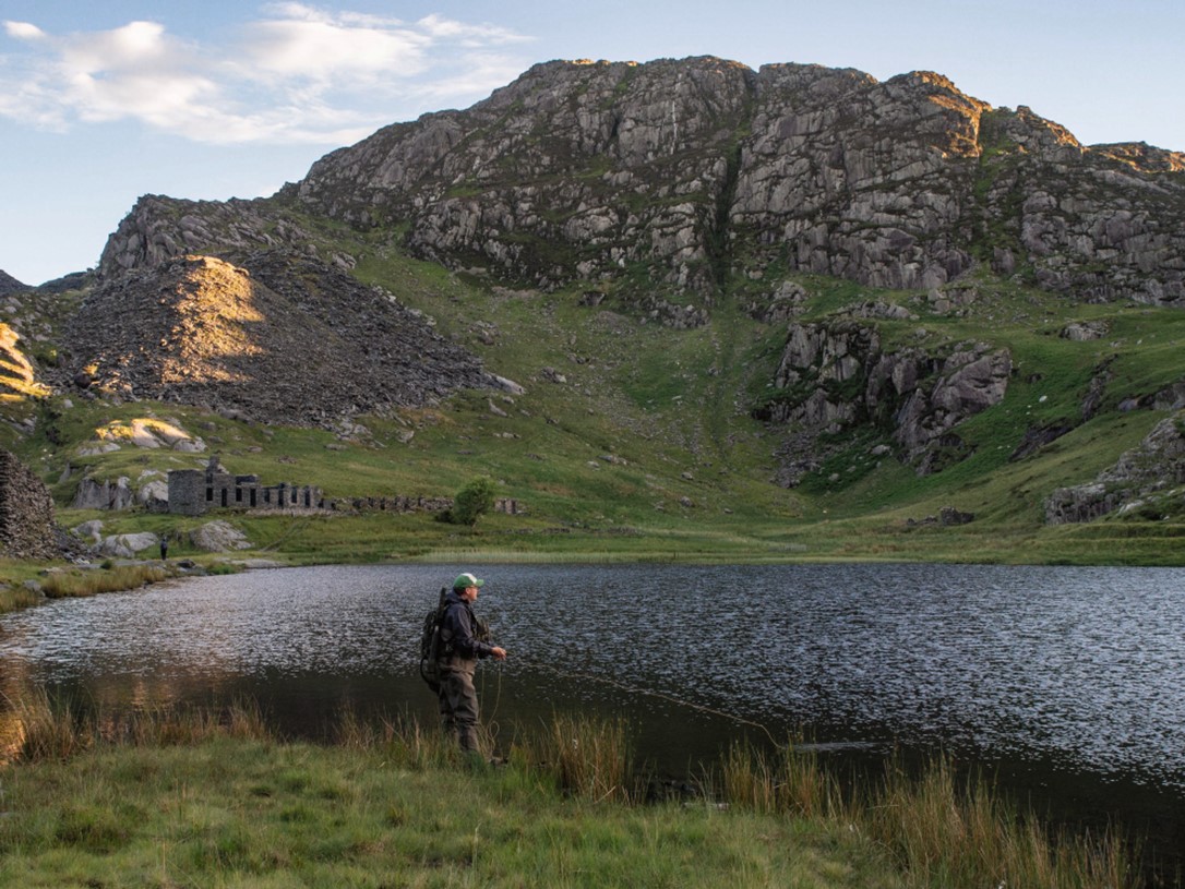 Fly fishing Snowdia credit Ceri Thomas