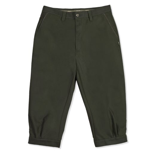 Musto waterproof breeks in a dark green colour