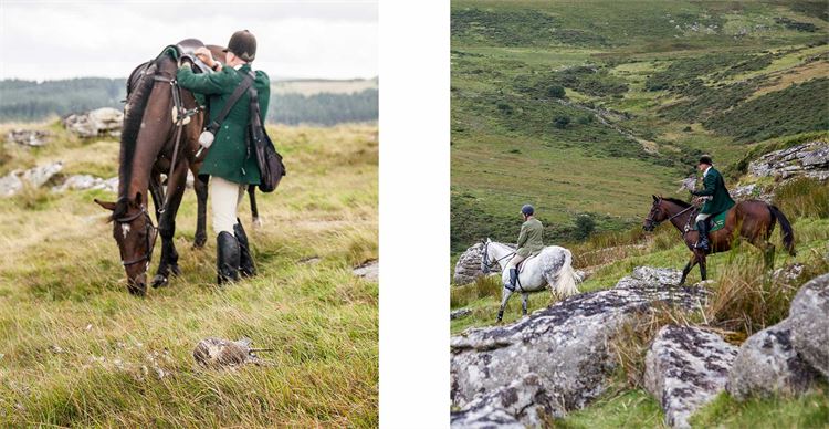 horse riding on dartmoor