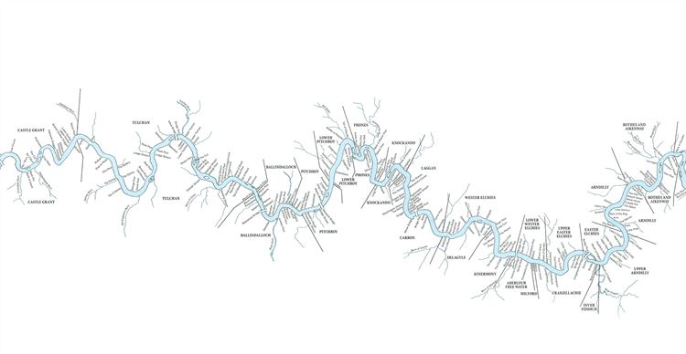 spey river map