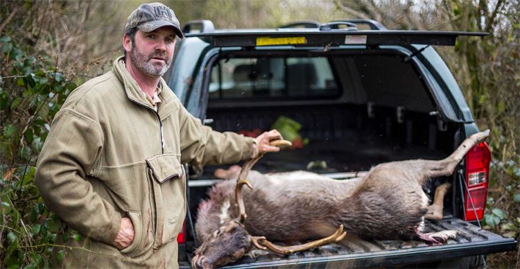 Mike Robinson with his deer