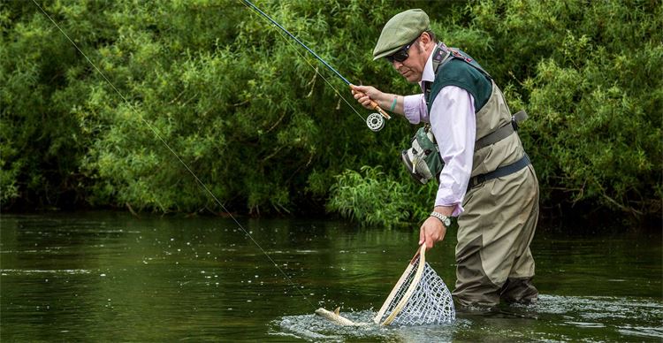 catching chalkstream trout