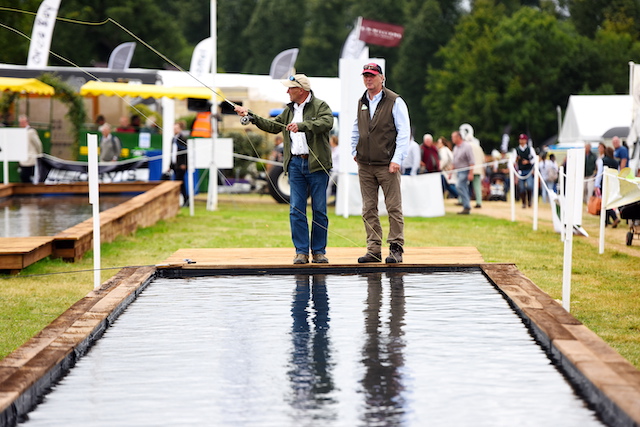 Casting pool at The game fair